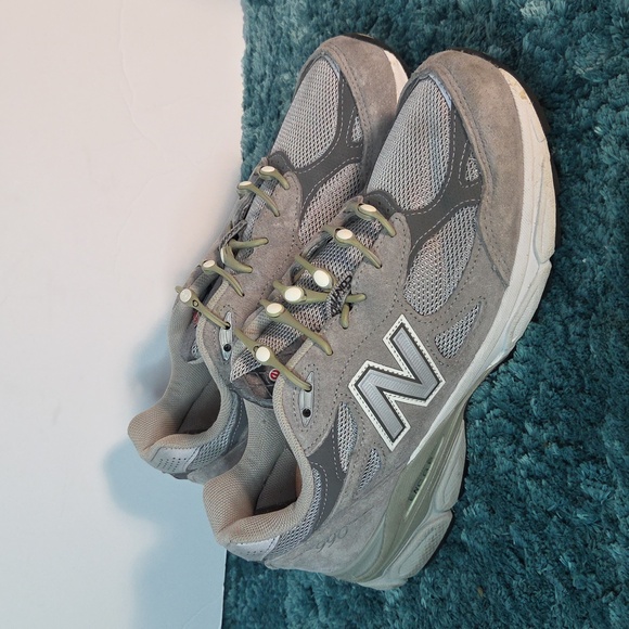New Balance 990 Womens Gray and White Athletic Shoes Size 9.5 - Picture 3 of 11